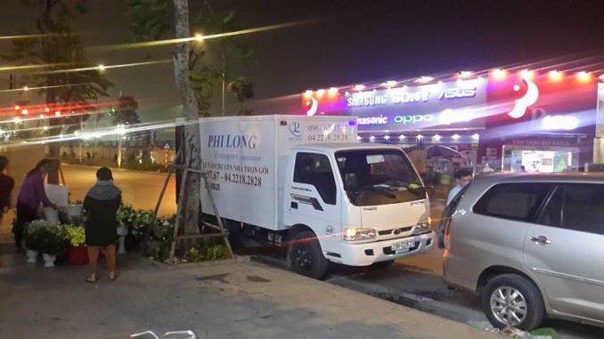 Cho thuê xe tải uy tín tại phố Cảm Hội
