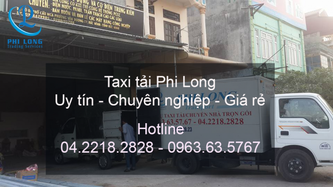 Dịch vụ taxi tải chuyên nghiệp tại phố Bùi Ngọc Dương