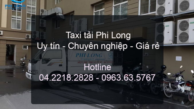 Dịch vụ taxi tải chuyên nghiệp tại phố Bạch Đằng