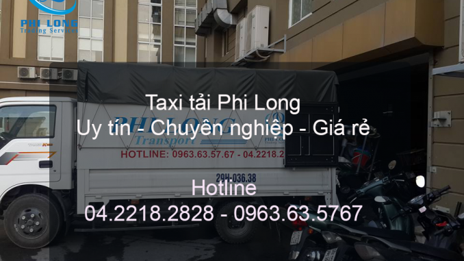 Dịch vụ taxi tải giá rẻ tại phố Vũ Tông Phan