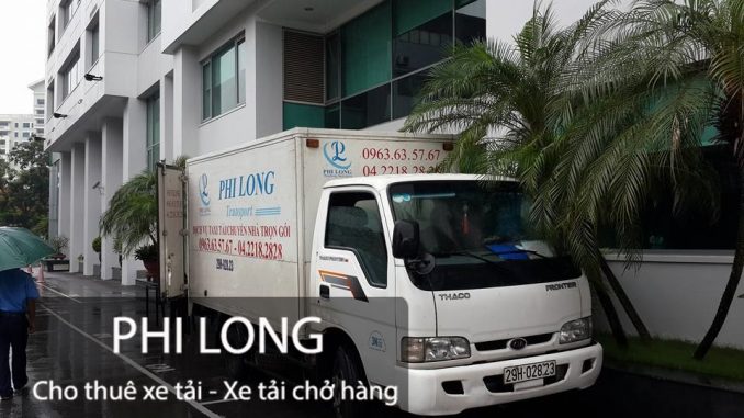 Cho thuê xe tải chở hàng hóa tại phố Tây Sơn