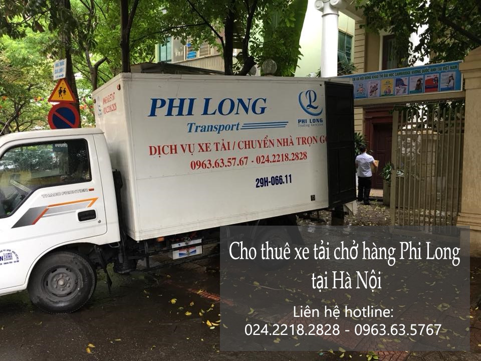 Thuê xe tải giá rẻ Phi Long tại khu đô thị Pháp Vân