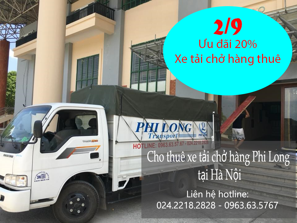 Dịch vụ cho thuê xe tải ưu đãi ngày Quốc Khánh 2-9