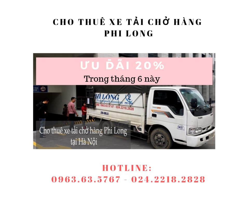 Taxi tải Phi Long tại đường Lĩnh Nam