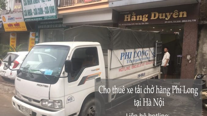 Phi Long Thuê xe tải tại phố Ái Mộ