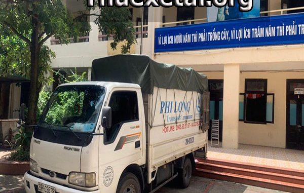 thuê xe tải chung cư one 18 Long Biên